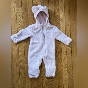 The North Face Light Pink Fleece Bunting - Size 3-6 Months